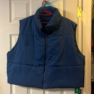 Shein curve 4xl Navy EZwear puffer vest